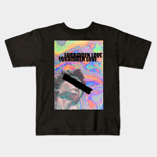 Forbidden Love Kids T-Shirt by design-universe